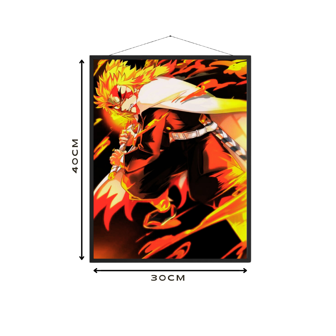 Poster Anime 3D con Efecto Lenticular