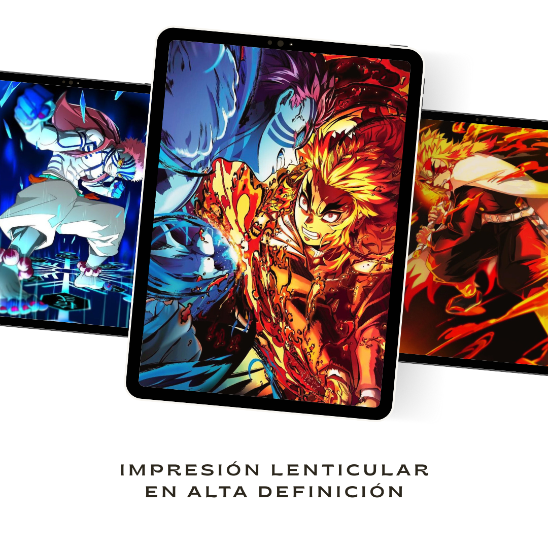 Poster Anime 3D con Efecto Lenticular